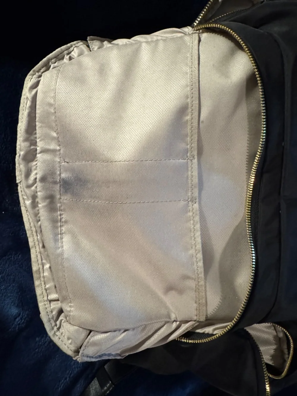 TUMI Voyageur Calais Black Nylon Backpack – Gold Hardware – EUC